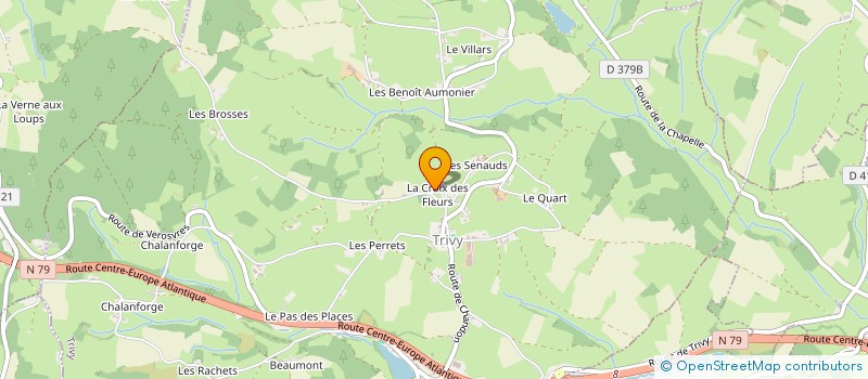 localisation de l'entreprise MONSIEUR PAUL DESROCHES  TRIVY