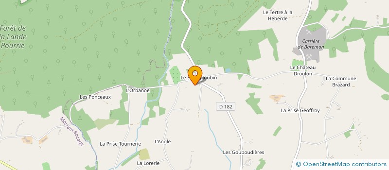 localisation de l'entreprise MONSIEUR PAUL DESTRES  SAINT-CYR-DU-BAILLEUL