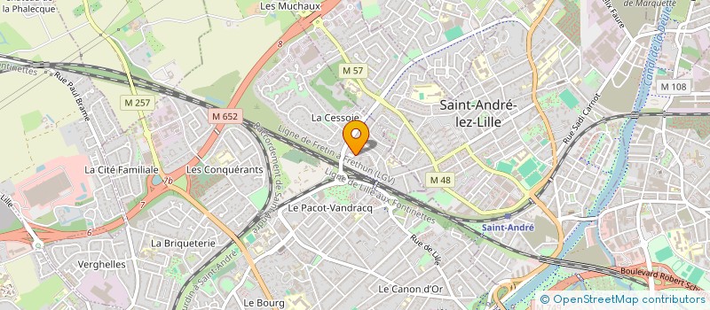 localisation de l'entreprise MONSIEUR PAUL DESWARTE à LAMBERSART
