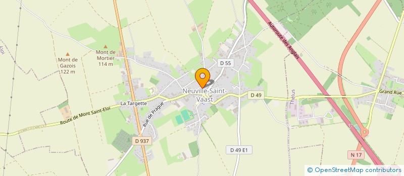 localisation de l'entreprise MONSIEUR PAUL DEUSY  NEUVILLE-SAINT-VAAST