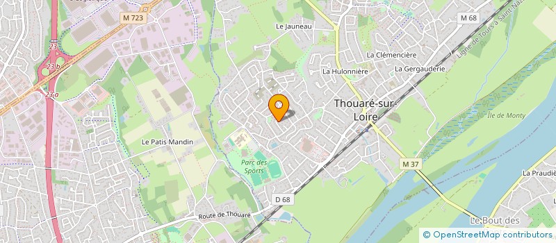 localisation de l'entreprise MONSIEUR PAUL DEVALET  CARQUEFOU