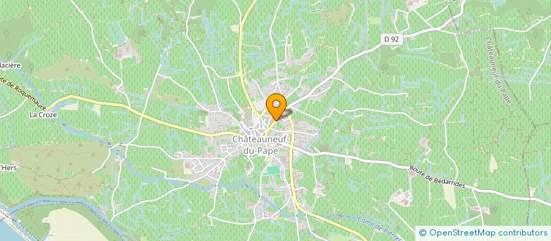 localisation de l'entreprise MONSIEUR PAUL DEVILLE  CHATEAUNEUF-DU-PAPE