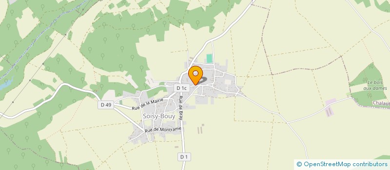 localisation de l'entreprise MONSIEUR PAUL DIAS GONCALVES  SOISY-BOUY