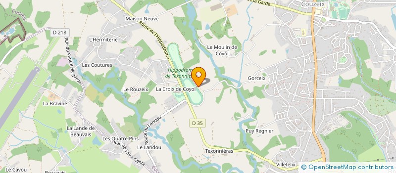 localisation de l'entreprise MONSIEUR PAUL DIAZ à COUZEIX