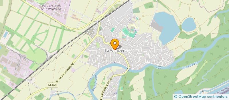 localisation de l'entreprise MONSIEUR PAUL DIEBOLD  LA WANTZENAU