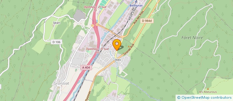 localisation de l'entreprise MONSIEUR PAUL DOGAN  GROISSIAT