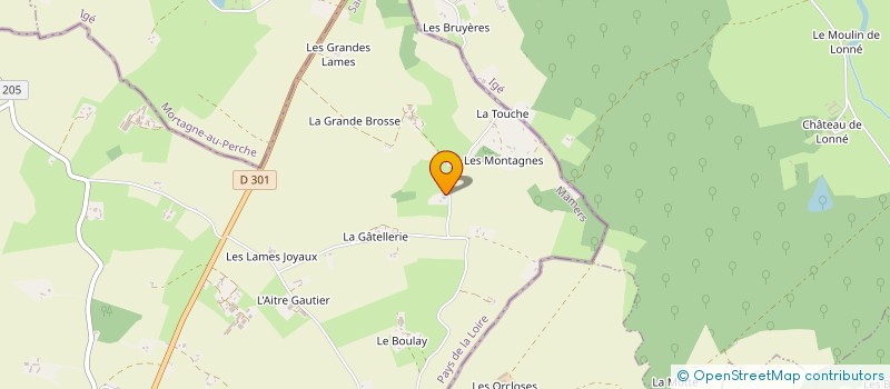 localisation de l'entreprise MONSIEUR PAUL DOMAIN  SAINT-COSME-EN-VAIRAIS