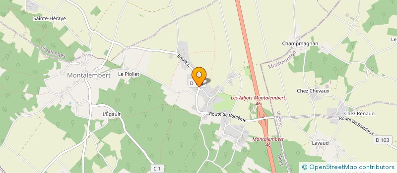 localisation de l'entreprise MONSIEUR PAUL DONOVAN  MONTALEMBERT