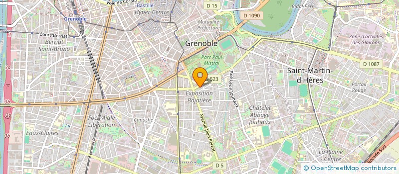 localisation de l'entreprise MONSIEUR PAUL DONSEZ--CAROD à GRENOBLE