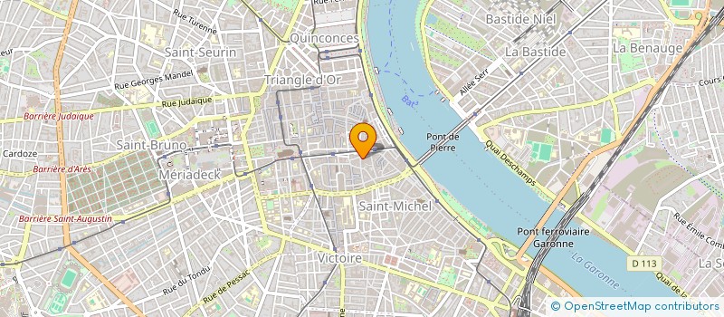 localisation de l'entreprise MONSIEUR PAUL DORRELL à BORDEAUX