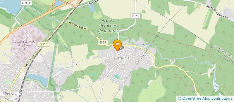 localisation de l'entreprise MONSIEUR PAUL DOULCIER  AUFFARGIS