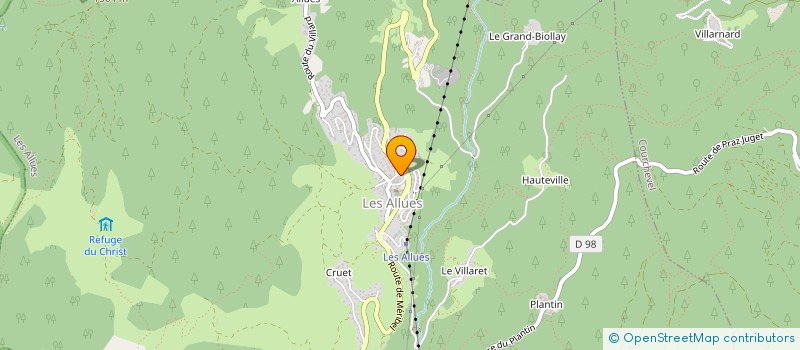 localisation de l'entreprise MONSIEUR PAUL DOWLING à LES ALLUES