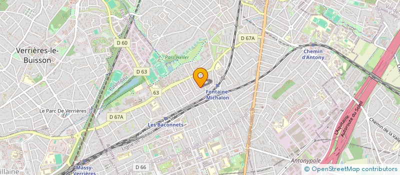 localisation de l'entreprise MONSIEUR PAUL DRAYE à ANTONY