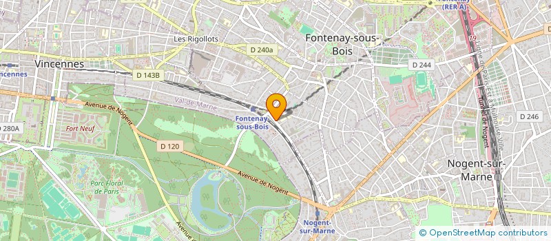 localisation de l'entreprise MONSIEUR PAUL DU MESNIL DE MARICOURT à FONTENAY-SOUS-BOIS