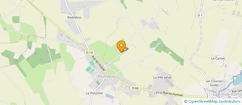 localisation de l'entreprise MONSIEUR PAUL DUAULT à LE CAMBOUT