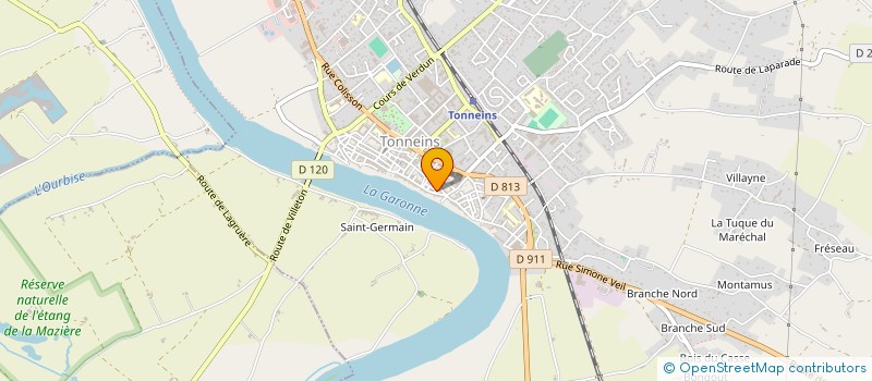 localisation de l'entreprise MONSIEUR PAUL DUBARRY  TONNEINS