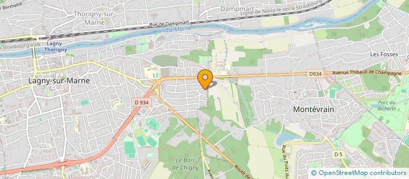 localisation de l'entreprise MONSIEUR PAUL DUBARRY  LAGNY-SUR-MARNE