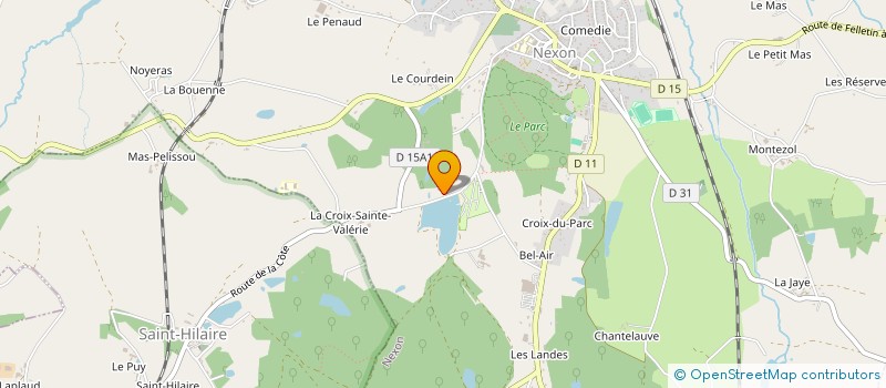 localisation de l'entreprise MONSIEUR PAUL DUBOIS à NEXON
