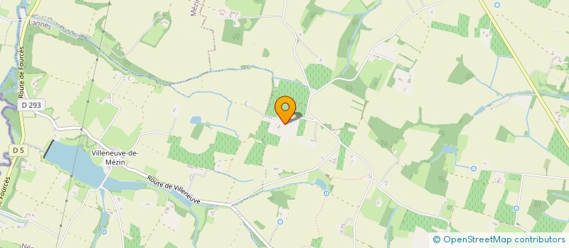 localisation de l'entreprise MONSIEUR PAUL DUBOURDIEU  LANNES