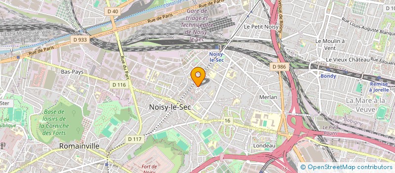 localisation de l'entreprise MONSIEUR PAUL DUBRAY à NOISY-LE-SEC