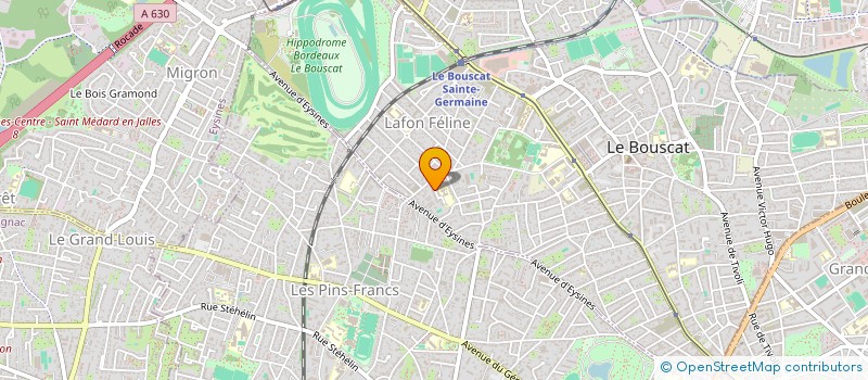 localisation de l'entreprise MONSIEUR PAUL DUBREUIL-RAMBAUD à LE BOUSCAT