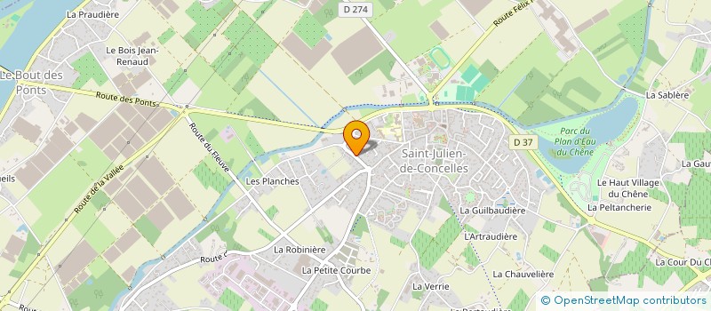 localisation de l'entreprise MONSIEUR PAUL DUCOIN à SAINT-JULIEN-DE-CONCELLES