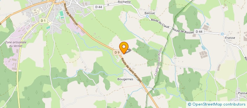 localisation de l'entreprise MONSIEUR PAUL DUFFIEUX  SAINT-VICTOR-SUR-ARLANC