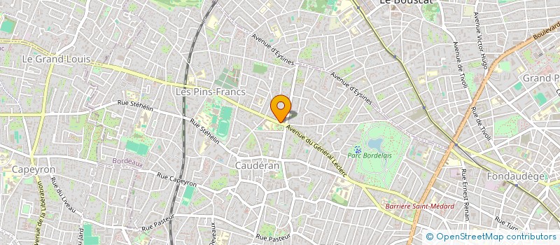 localisation de l'entreprise MONSIEUR PAUL DUFOUR  BORDEAUX