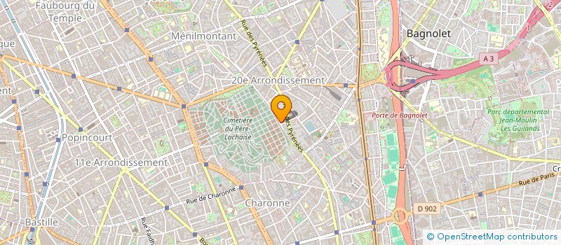 localisation de l'entreprise MONSIEUR PAUL DUPONT  PARIS