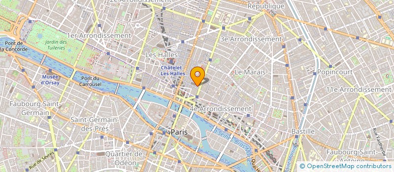 localisation de l'entreprise MONSIEUR PAUL DUPOUEY  PARIS