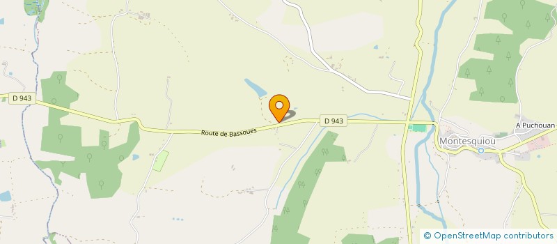 localisation de l'entreprise MONSIEUR PAUL DUPOUY à MONTESQUIOU