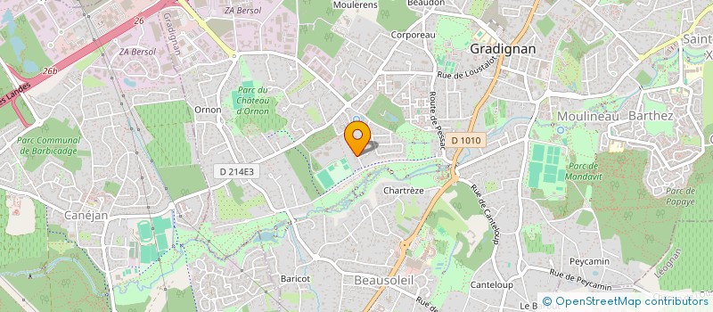 localisation de l'entreprise MONSIEUR PAUL DUPRAT  GRADIGNAN