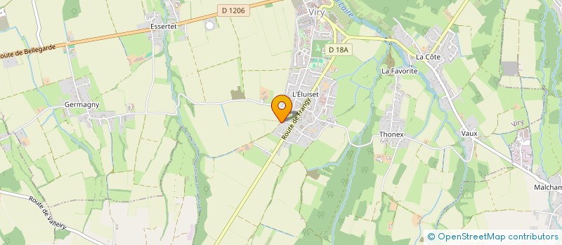 localisation de l'entreprise MONSIEUR PAUL DUPRAZ à VIRY