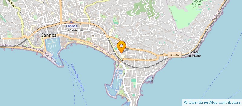 localisation de l'entreprise MONSIEUR PAUL DUPUY à CANNES