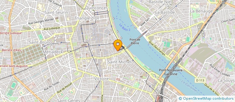 localisation de l'entreprise MONSIEUR PAUL DUPUY  BORDEAUX