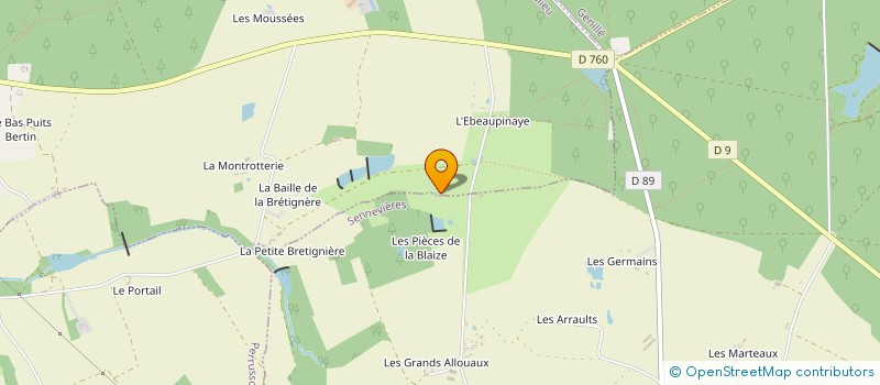 localisation de l'entreprise MONSIEUR PAUL DURAIN  SENNEVIERES