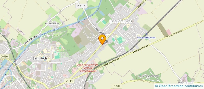 localisation de l'entreprise MONSIEUR PAUL DURAND  ESCAUDUVRES