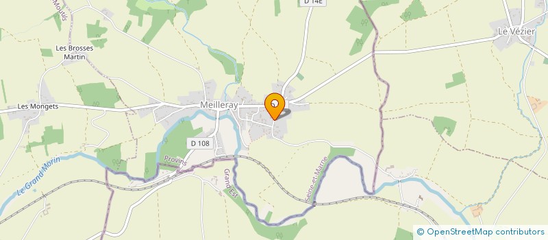 localisation de l'entreprise MONSIEUR PAUL DURANTON  MEILLERAY