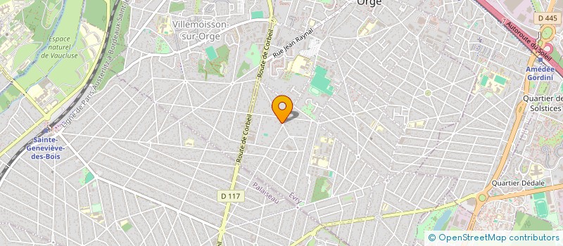 localisation de l'entreprise MONSIEUR PAUL DURIEZ  MORSANG-SUR-ORGE