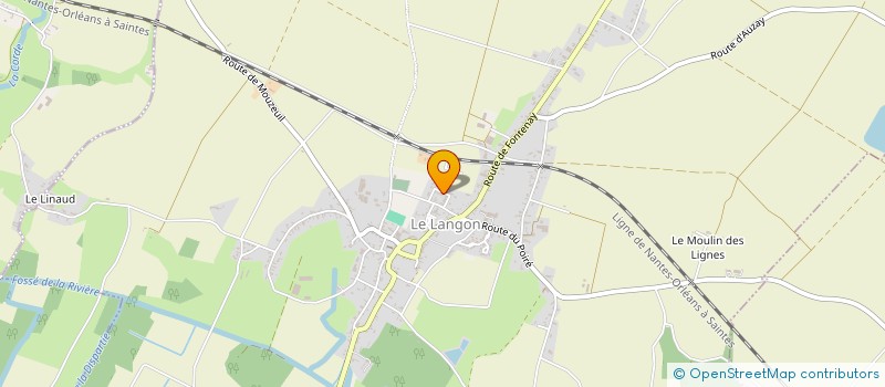 localisation de l'entreprise MONSIEUR PAUL DURIEZ  LE LANGON