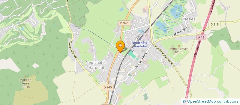 localisation de l'entreprise MONSIEUR PAUL DURIEZ à NEUFCHATEL-HARDELOT