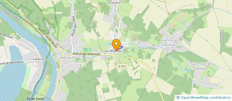 localisation de l'entreprise MONSIEUR PAUL DURINCK  VIENNE-EN-ARTHIES