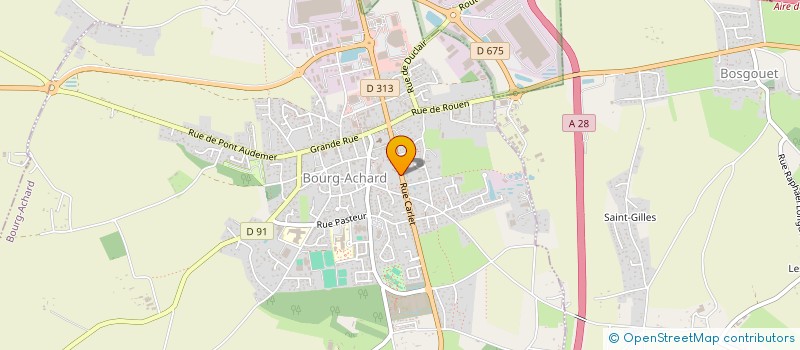 localisation de l'entreprise MONSIEUR PAUL DUVAL  BOURG-ACHARD