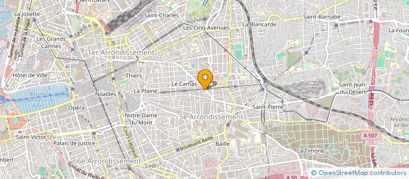 localisation de l'entreprise MONSIEUR PAUL DUVERNOY à MARSEILLE