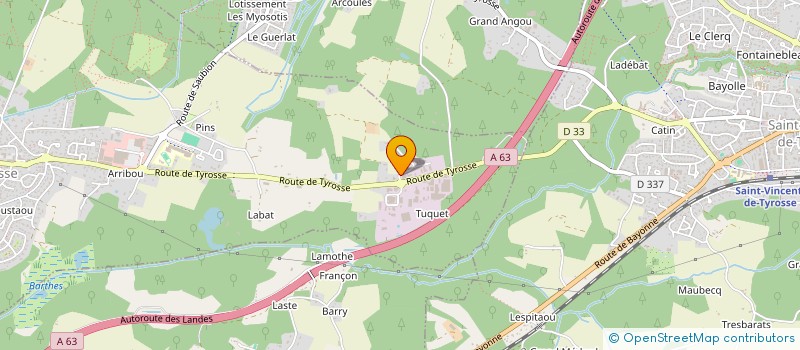 localisation de l'entreprise MONSIEUR PAUL DUVIGNAU  ANGRESSE