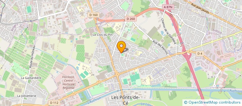 localisation de l'entreprise MONSIEUR PAUL DUVIL  LES PONTS-DE-CE