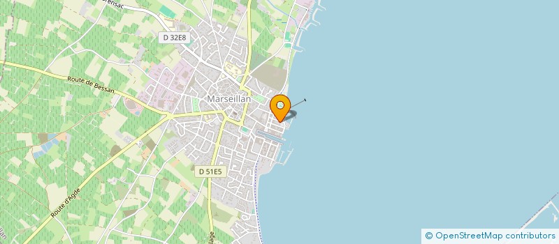 localisation de l'entreprise MONSIEUR PAUL EASON à MARSEILLAN