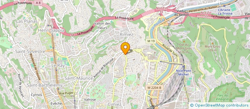 localisation de l'entreprise MONSIEUR PAUL-EDOUARD BOCQUENET  NICE