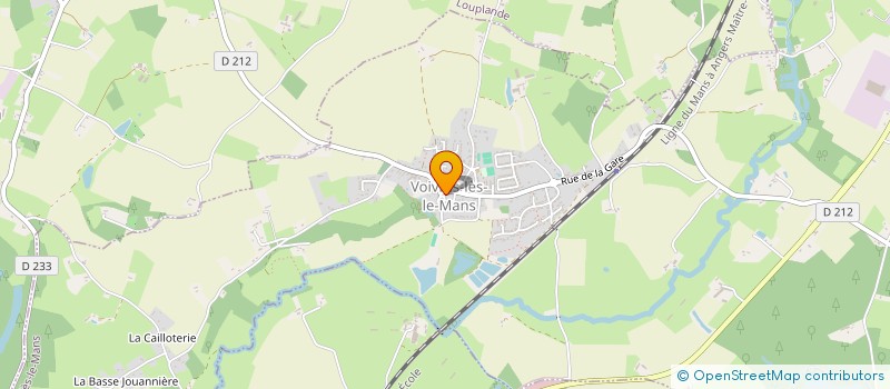 localisation de l'entreprise MONSIEUR PAUL-EDOUARD JARRIER  VOIVRES-LES-LE-MANS
