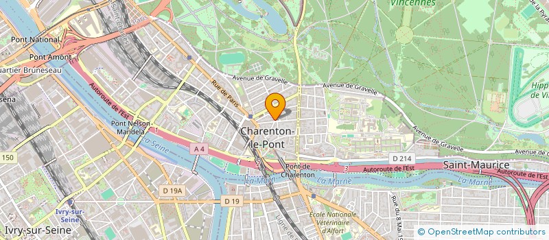 localisation de l'entreprise MONSIEUR PAUL ELIE HAMOU à CHARENTON-LE-PONT